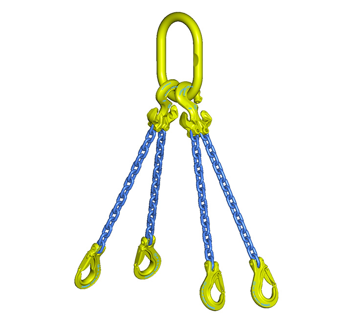 Gunnebo GrabiQ 4 Leg Chain Sling Grade 100
