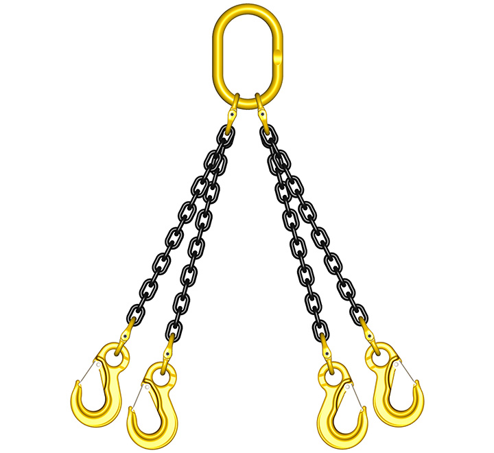 Gunnebo 4 Leg Chain Sling Grade 80